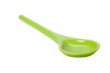 Close-up of a plastic spoon