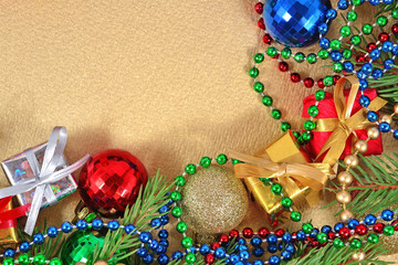 Varicolored Christmas decorations
