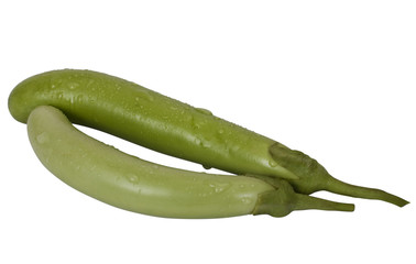 Close-up of eggplants