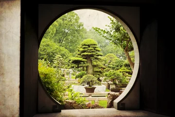 Fototapete Rund Bonsai Garden - Suzhou - China © lapas77