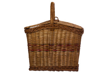 Close-up of a wooden basket