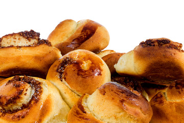 freshly baked bread with biscuits