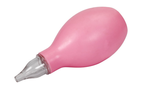 Close-up Of A Baby Nasal Aspirator