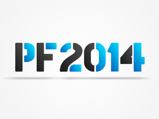 pf 2014 blue poster