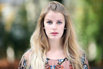 Naklejka premium Modelportrait