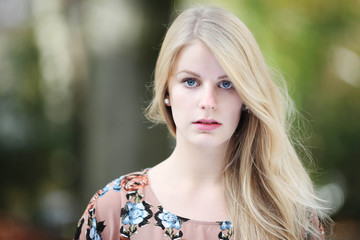 Naklejka premium Modelportrait