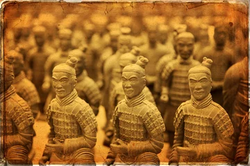 Türaufkleber Chinesische Terrakotta-Armee - Xian © lapas77