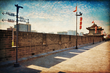 Xian - ancient city wall  © lapas77