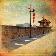 Deurstickers Xian - oude stadsmuur © lapas77