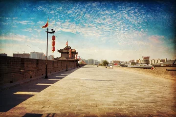 Fotobehang Xian - ancient city wall  © lapas77