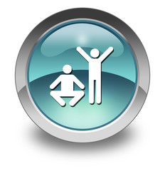 Light Blue Glossy Pictogram 