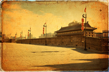 Xian - ancient city wall  © lapas77