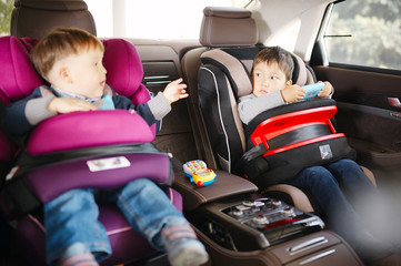Luxury baby car seat for safety with happy kids