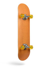 Skateboard deck isolated on white background
