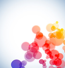 Abstract bubbles background