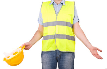 Blue collar worker.