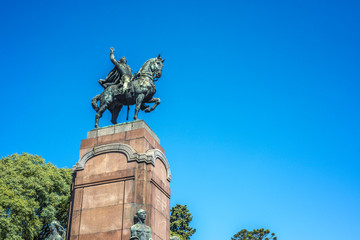 Carlos de Alvear statue in Buenos Aires, Argentina