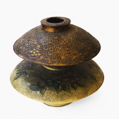 Close-up of an antique object