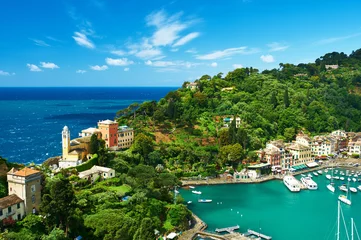 Tuinposter Portofino village on Ligurian coast, Italy © haveseen