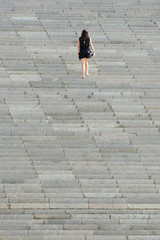 Walking Up The Stairs - Shipka Memorial, Bulgaria