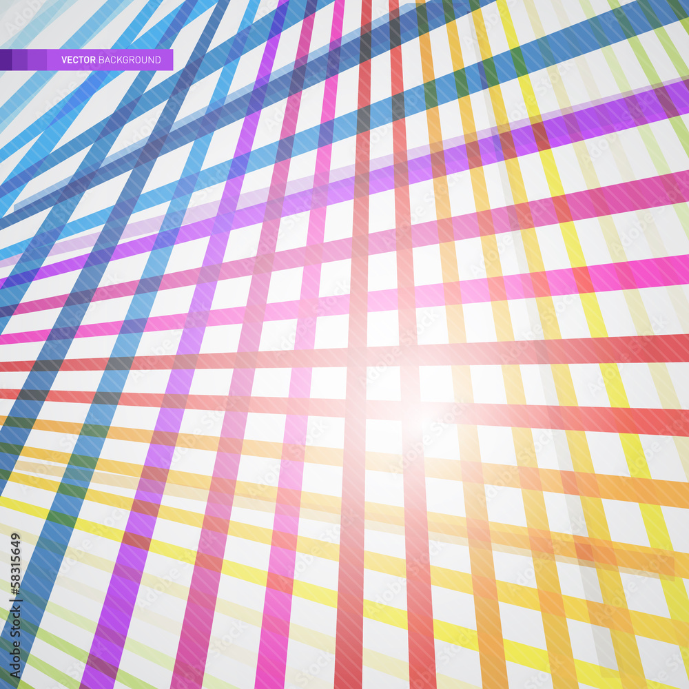 Poster abstract vector colorful background