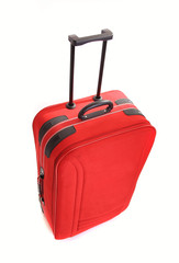 Red luggage