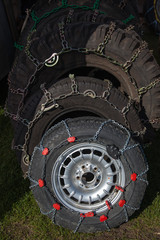 Chained Tires