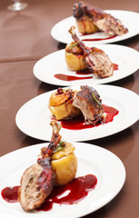Christmas roast goose