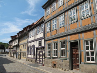 In der Altstadt von Quedlinburg(Harz)