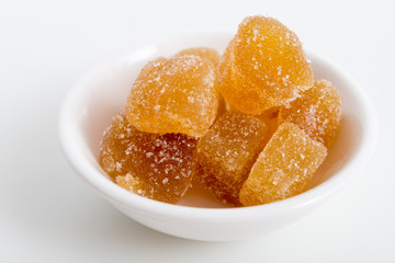 Ingwer, getrocknet und kandiert