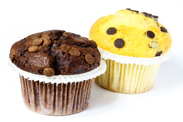 Black and white muffin