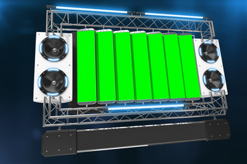 Party Event Billboard with green screen - 58320051