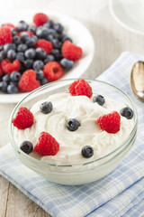 Fresh Organic Healthy Yogurt