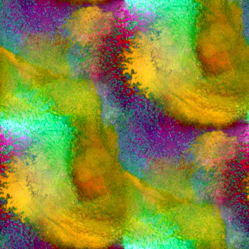 Fototapeta watercolor green purple yellow  texture painting colorful backgr