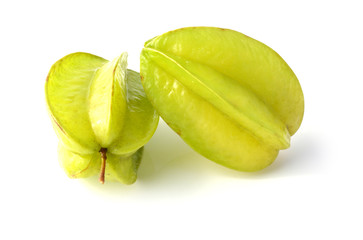 Closeup star apples, tropical fruit