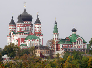 Fototapeta na wymiar The Church of St. Panteleimon. Theophany. Kiev.