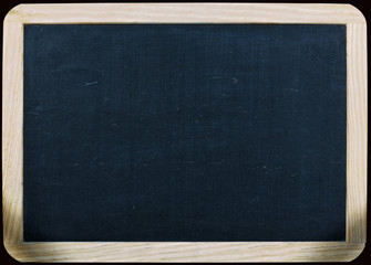 clean blackboard