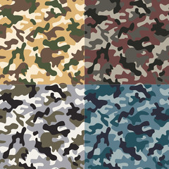 seamless camouflage pattern © creative_stock