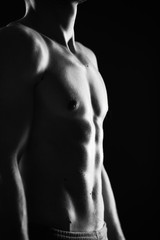 Obraz na płótnie Canvas Topless man