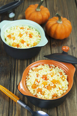 Millet porridge with pumpkin