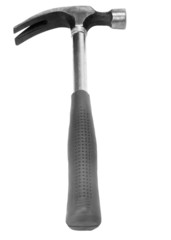 Close-up of a claw hammer