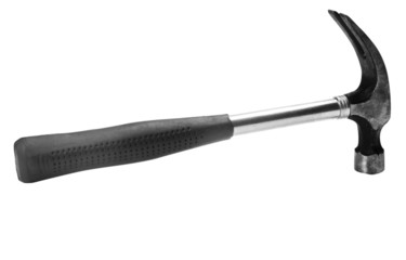 Close-up of a claw hammer