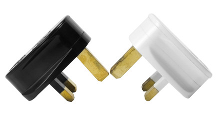 Close-up of electrical plugs