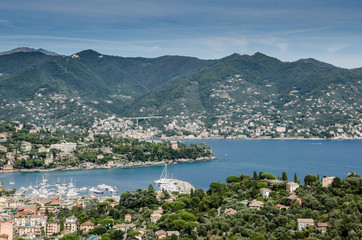 Fototapeta na wymiar panorama Santa Margherita Ligure