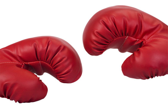 Close-up of a pair of boxing gloves