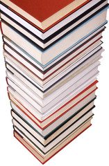 Close-up of a stack of books