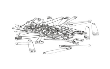 Fototapeta premium Close-up of safety pins