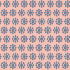 Retro seamless background with flowers