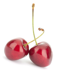 Cherry isolated on white background