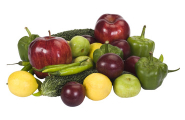 Close-up of vegetables and fruits